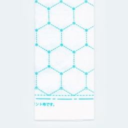 [SPC_74] Hexagons, Sashiko Cloth, White