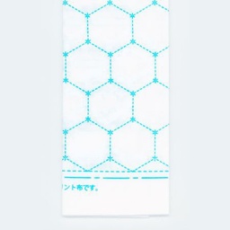 [SPC_74] Hexagons, Sashiko Cloth, White