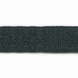 [RBYD_245] Ribbon Yardage- 15mm Textured Charcoal Ribbon