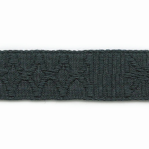 [RBYD_245] Ribbon Yardage- 15mm Textured Charcoal Ribbon