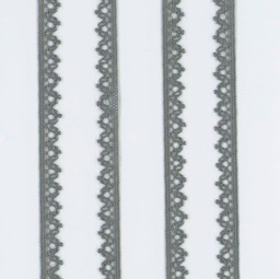 [RBYD_7233] Ribbon Yardage - Torchon Lace: Ash