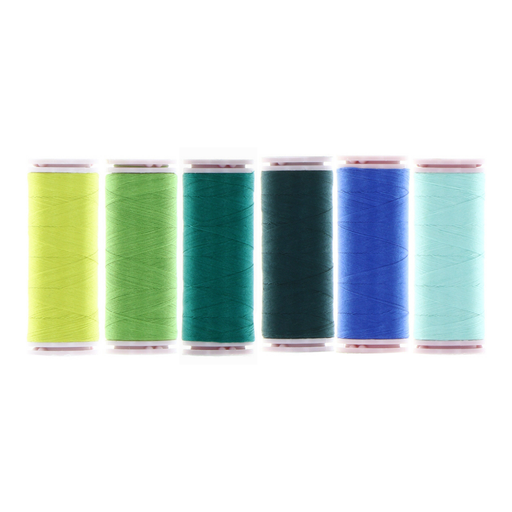 [EFPK_03] Efina Cotton Thread Pack - Aruba Blues