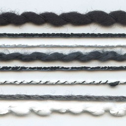 [CFPK_001] Zebra Stripes - Couching Fiber Pack