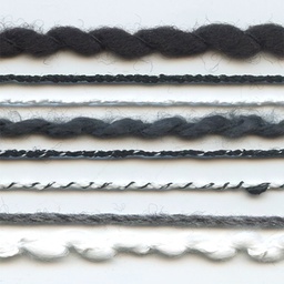 [CFPK_001] Zebra Stripes - Couching Fiber Pack