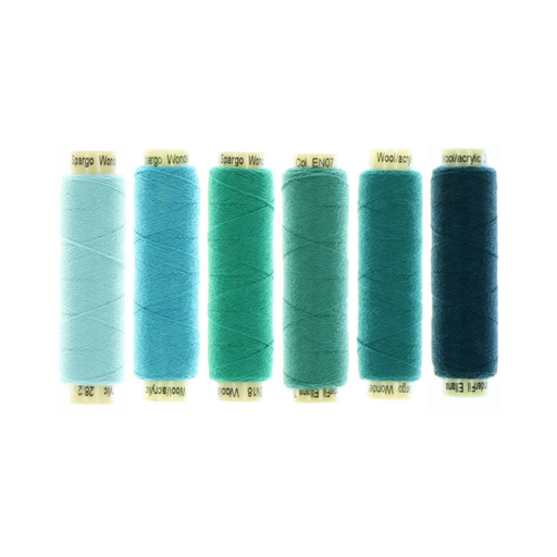 [ENPK_45] Ellana Wool Thread Pack, Teal