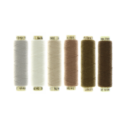 [ENPK_47] Ellana Wool Thread Pack, Brown