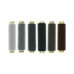 [ENLN_10] Ellana Wool Thread Pack, Grey