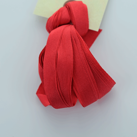 [TSS_R4R26] 7mm Silk Ribbon - Hollyhock