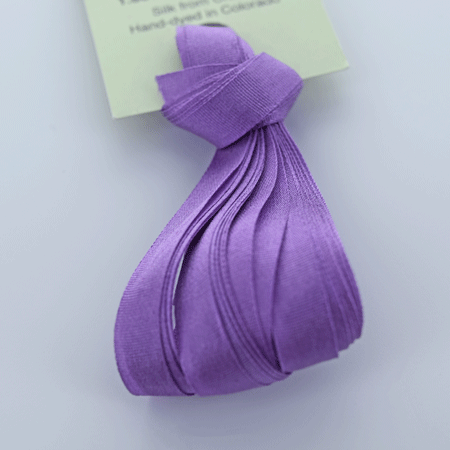 [TSS_R4R52] 7mm Silk Ribbon - Amethyst