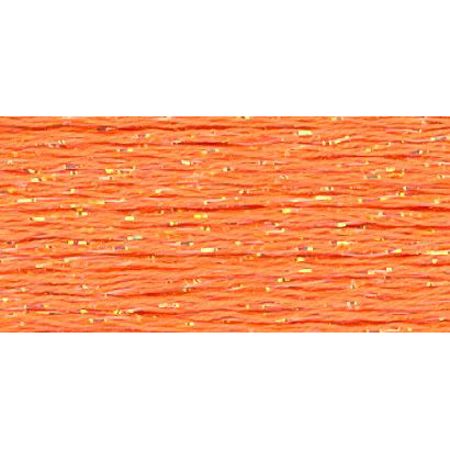 [SL_177] Silk Lame Braid - Orange Pop