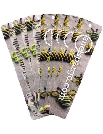 [NOT_1BM] Bee Stitch Guide Bookmark