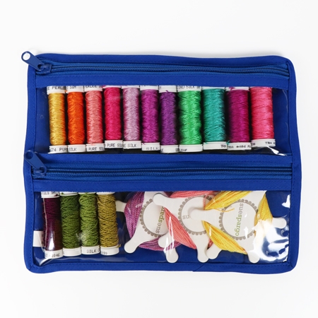 [CA474SLV] Mini Thread Sleeve, Vibrant Blue Sea