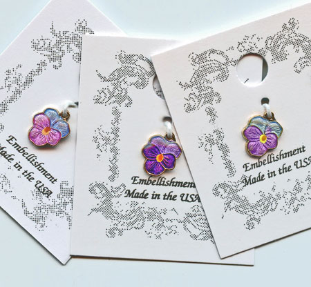 Petite Pansy Charm