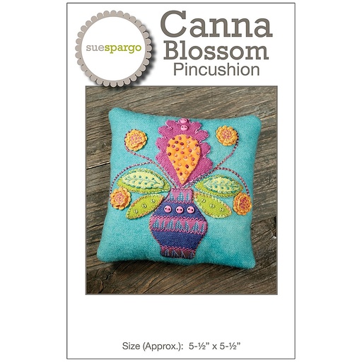 [PATT_098] Canna Blossom Pincushion Pattern