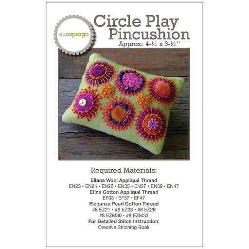 [PATT_100] Circle Play Pincushion Pattern