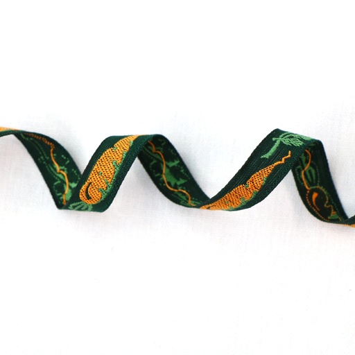 [RBYD_100251-04] Ribbon Yardage - Carrots on Green