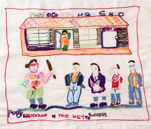 [ECA_10] Embroidered Large Community, #10