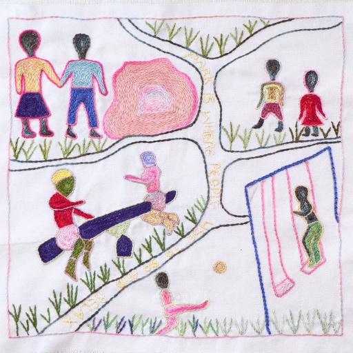 [ECA_11] Embroidered Large Community, #11