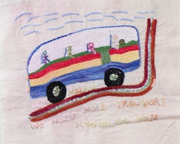[ESTA_03] Embroidered Small Transportation, #03