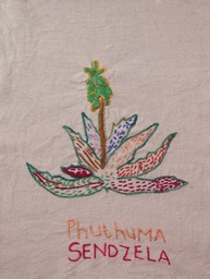 [EMF_01] Embroidered Medium Flower, #01