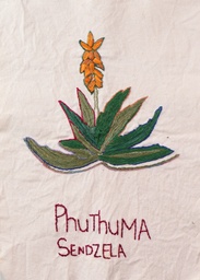 [EMF_10] Embroidered Medium Flower, #10