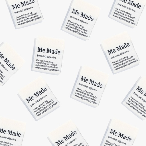 [KMWL-L-01-030] "Me Made Definition" Woven Labels, 6pk