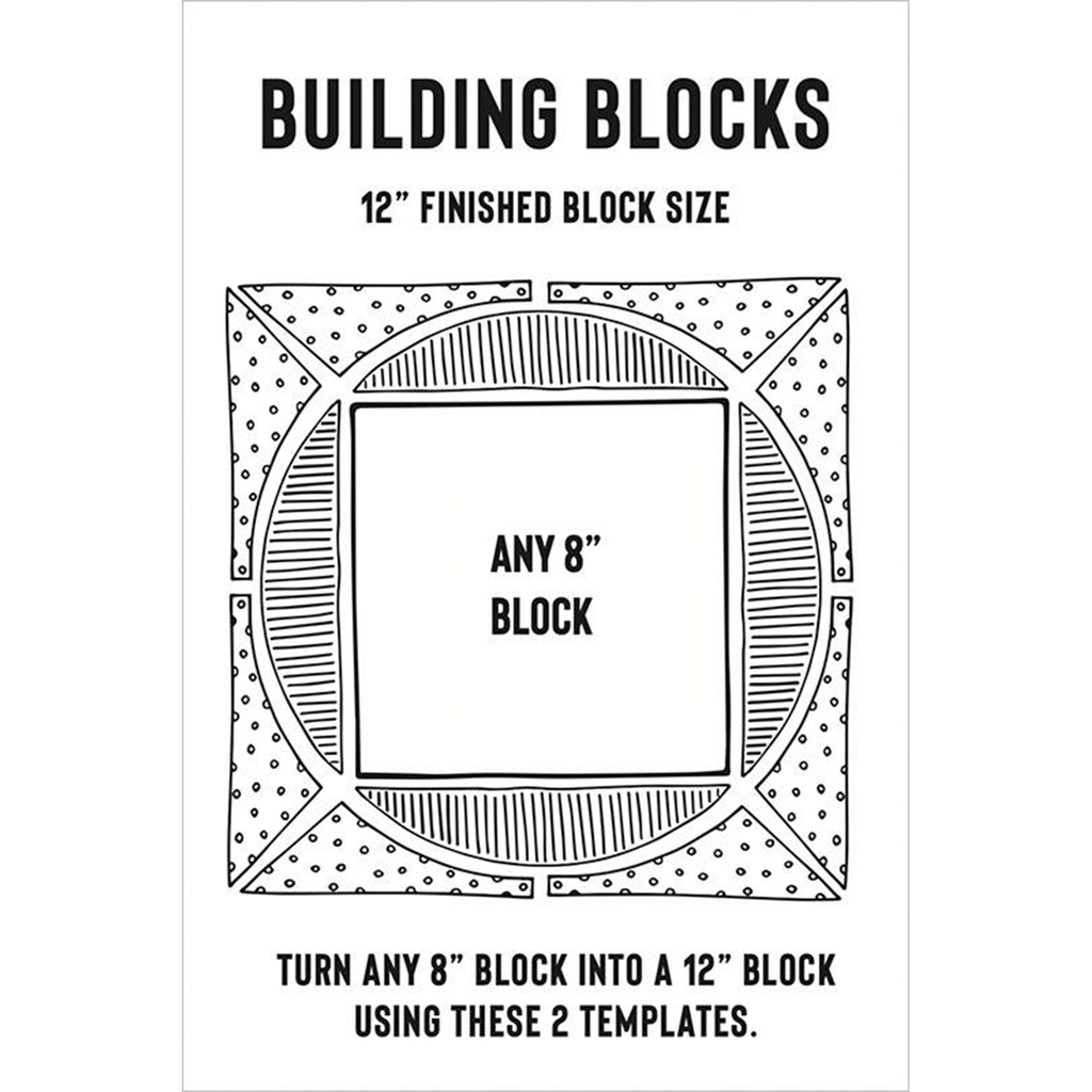 JKD 8 Inch Building Blocks | Sue Spargo Folk Art Quilts