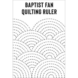 [JKD_8960] JKD Baptist Fan Quilting Ruler