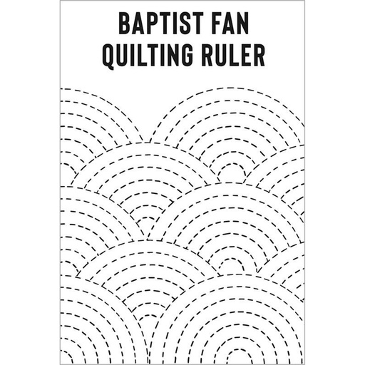 [JKD_8960] JKD Baptist Fan Quilting Ruler