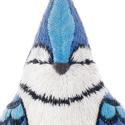 [DK-018] Blue Jay, Embroidery Doll Kit