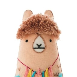 [DK-020] Llama, Embroidery Doll Kit