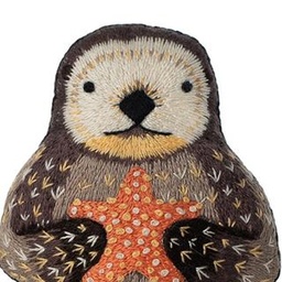 [DK-OT] Otter, Embroidery Doll Kit