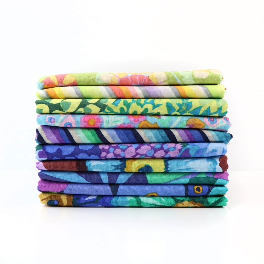 Blue, 85 and Fabulous Fabric Bundle by Kaffe Fassett