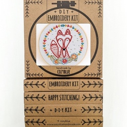 [EK-001] Crafty Fox Embroidery Kit