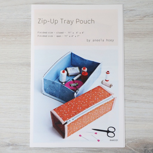 [PATT_101AH] Zip Up Tray Pouch, Aneela Hoey