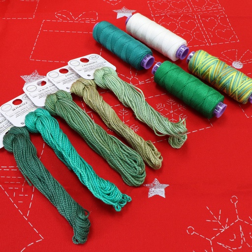 [EMBPK_03] ​Evergreen Row - Embroidery Thread Pack