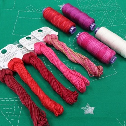 [EMBPK_05] Cranberry Spritz - Embroidery Thread Pack