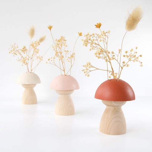 Small Mushroom Vase - Mid Modern Base