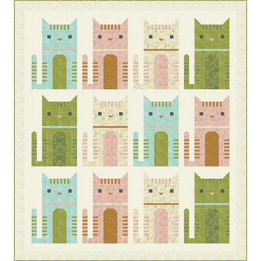 [KTHKK_110] Here Kitty Kitty Purrfection Quilt Kit