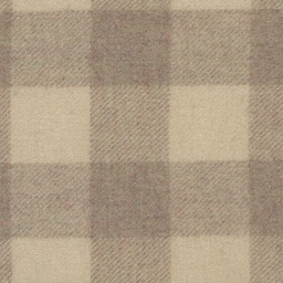 Latte Buffalo Check - Textural Wool