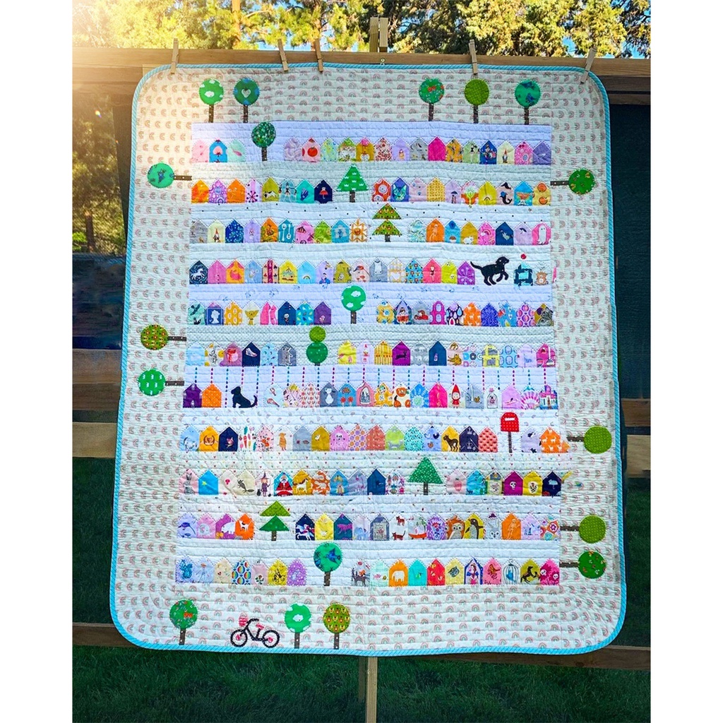 Tiny Town Cot Quilt Kit Sue Spargo Folk Art Quilts