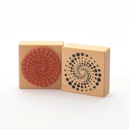 [RS677506] ​​​​​​​Galaxy Spiral Rubber Stamp