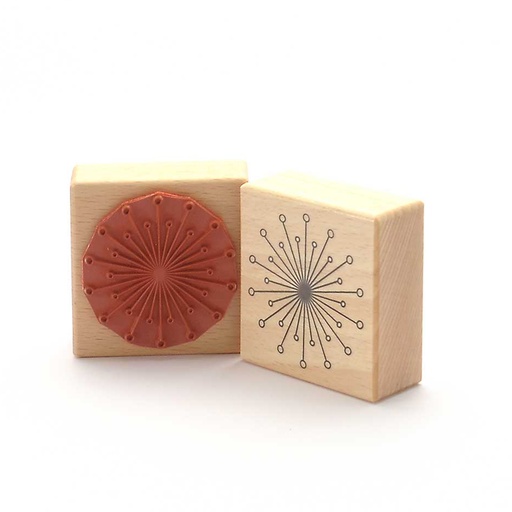 [RS666725] ​​​​​​​Astro Star with Points Rubber Stamp