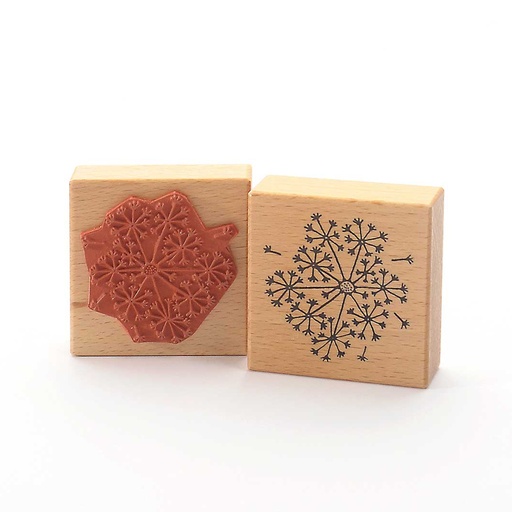 [RS577558] ​​​​​Dandelion Flyer Rubber Stamp