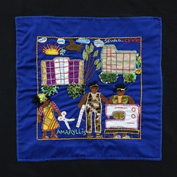 [PPF-AG-02] 3 Panel Embroidery - Past, Present, Future #2