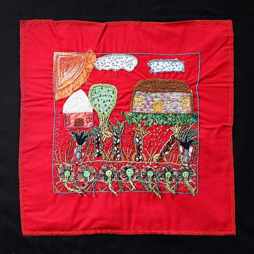 [PPF-NB-06] 3 Panel Embroidery - Past, Present, Future #6