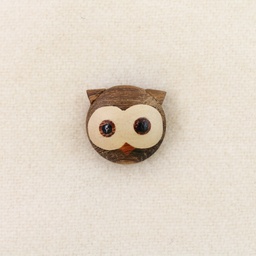 [BJK-12425-O] Owl Button