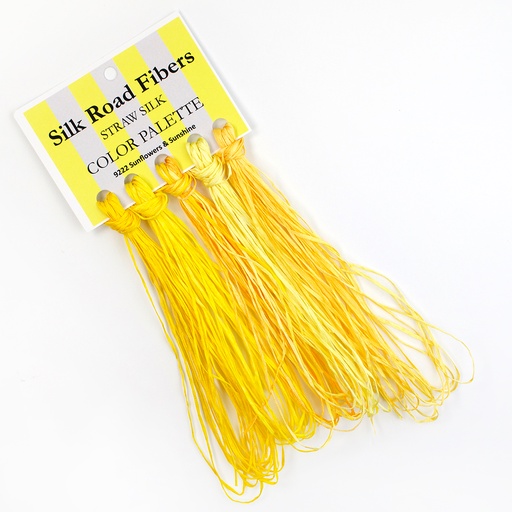 [SSCP_2410] Straw Silk Color Palette - Sunflowers & Sunshine