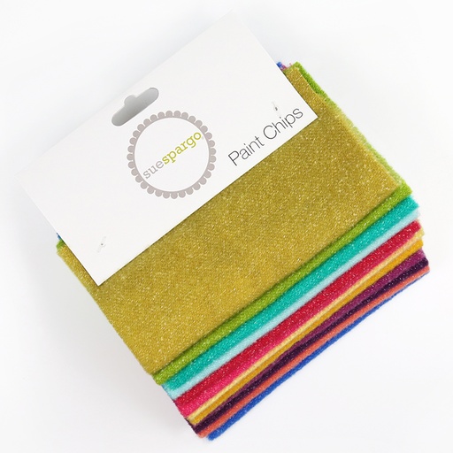 [PCTWB_01] 5" x 5" Sparkle Paint Chips - 12 Best
