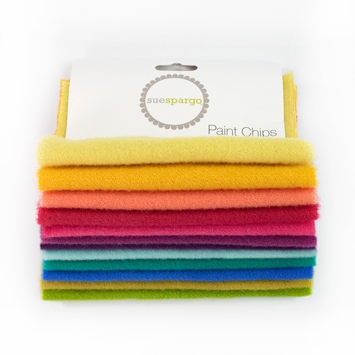 [PCTWB_02] 5" x 5" Solid Paint Chips - 12 Best